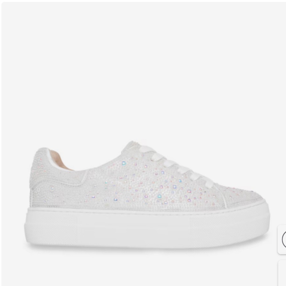 Betsy Johnson pearl sneakers with felted bottoms added!